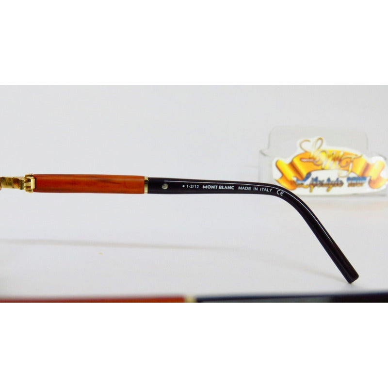 Lentes Mont Blanc Mb410s Goldish Frame Polarized Italy 61mm