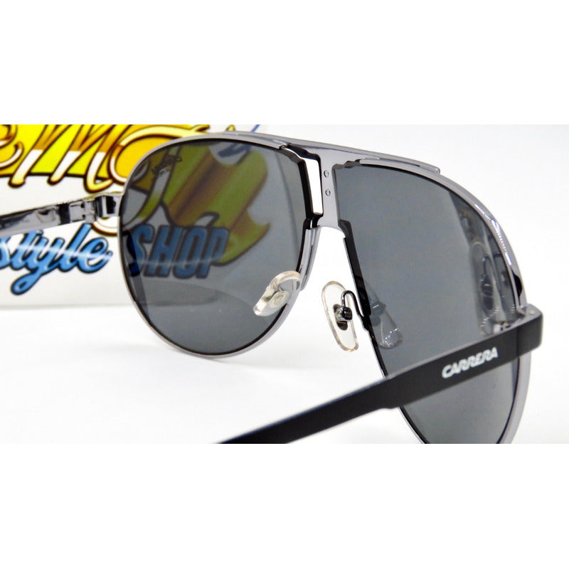 Lentes Sol Carrera 1005s Iconic Bridge Metal Pilot 66mm Suns