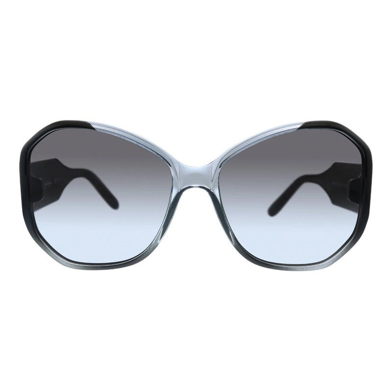 Lentes Sol Ferragamo Sf942s Asymmetric Oval Mujer Italy 61mm