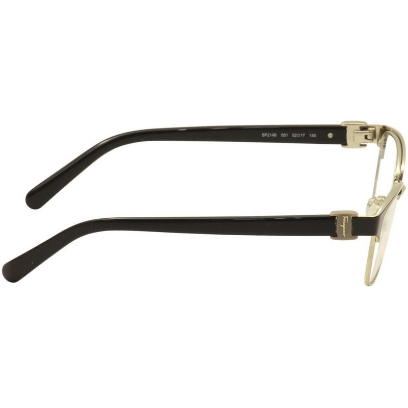 Lentes Ferragamo Sf2148 Metal Club Armazón Oftálmico 52mm