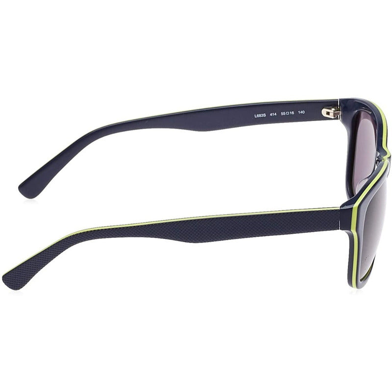 Lentes De Sol Lacoste L683s Contrast Iconic Square 55mm Suns