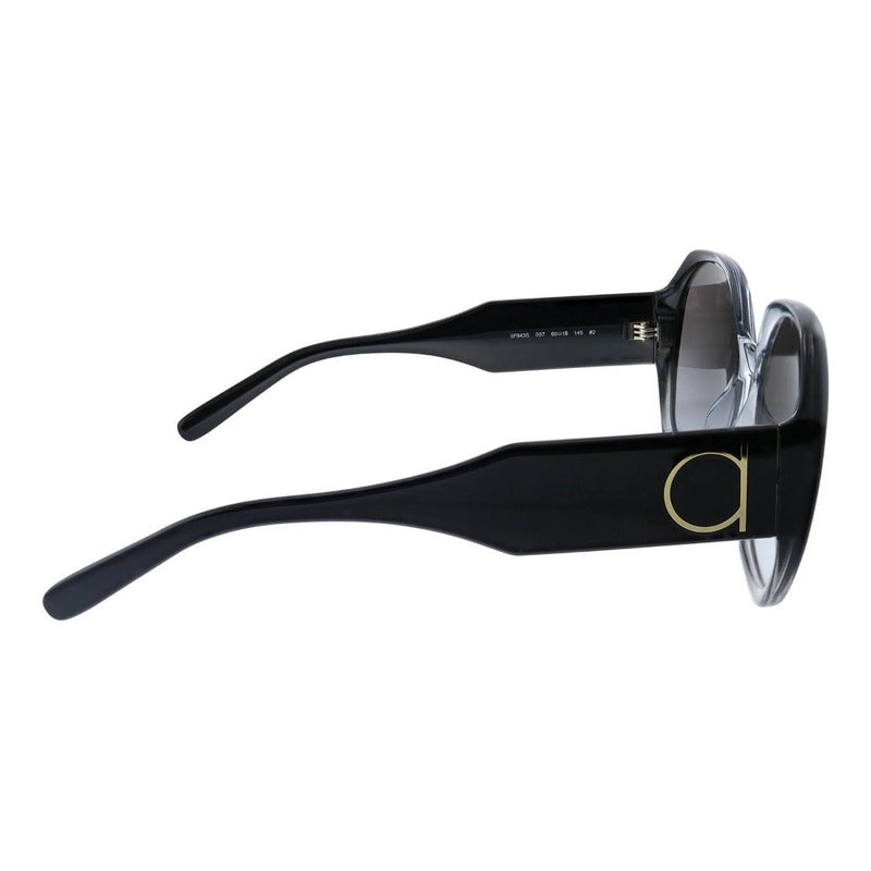 Lentes Sol Ferragamo Sf942s Asymmetric Oval Mujer Italy 61mm