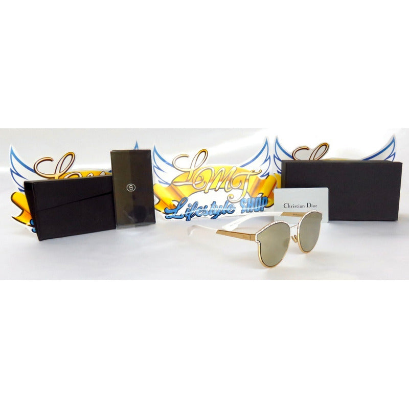 Lentes De Sol Dior Symmetric Round Mujer Italy 59mm Suns