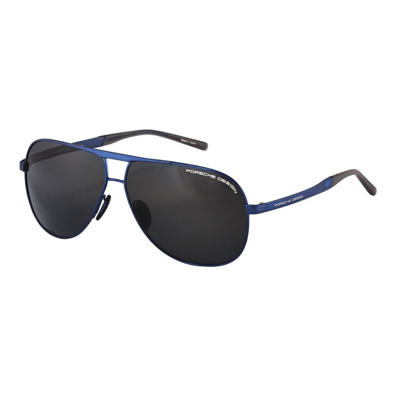Lentes Sol Porsche Design P8657 Titanium Pilot 62mm Suns