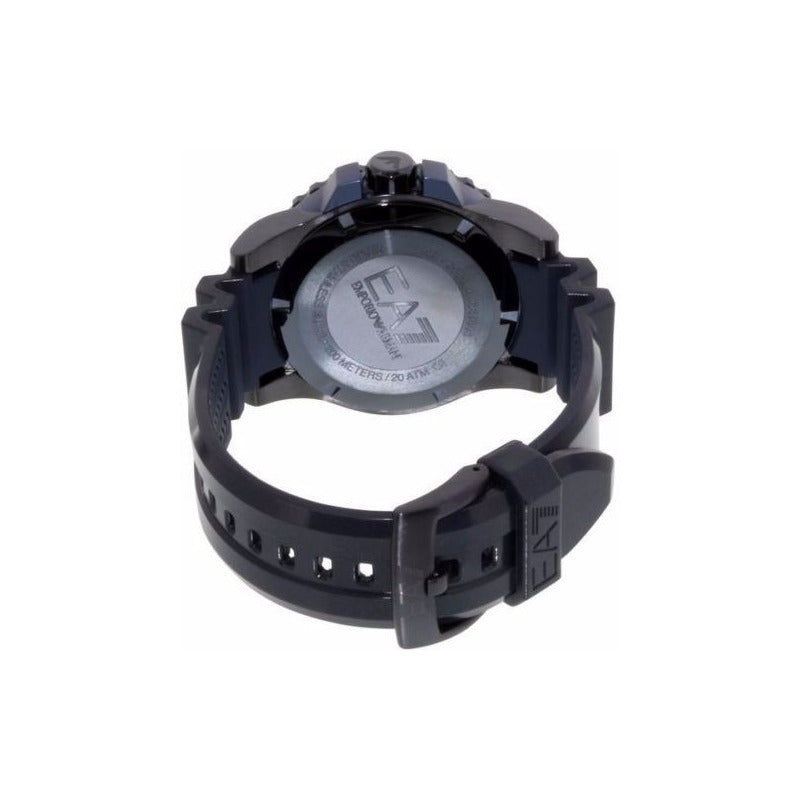 Reloj Emporio Armani Ar6083 Ea7 Sportivo Blue Rubber 46mm
