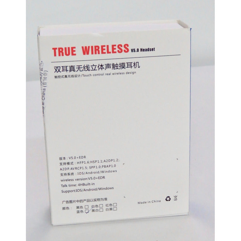 Audífonos Ipx7 Bluetooth 5.0 Earbuds AirPods Azules Touch