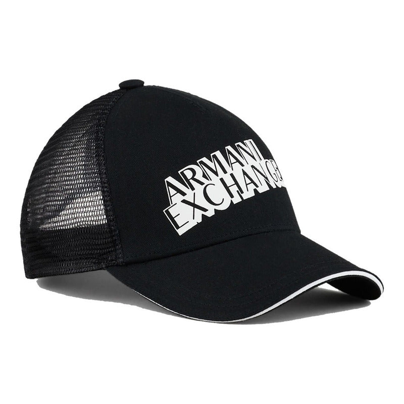 Gorra A | X Armani Exchange Raised Logo Print Trucker Hat