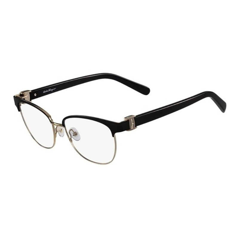 Lentes Ferragamo Sf2147 Metal Club Armazón Oftálmico 53mm