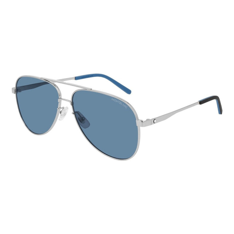 Lentes De Sol Mont Blanc Mb0103s Iconic Pilot Japan 59mm