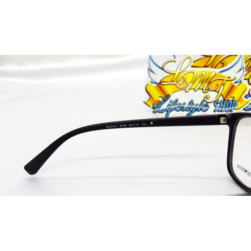 Lentes Emporio Armani Ea3141 Square Armazón Oftálmico 55mm