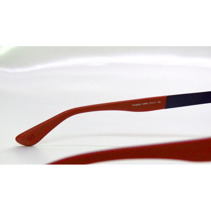 Lentes De Sol Tommy Hilfiger Th1520s Blue Soft Square 57mm