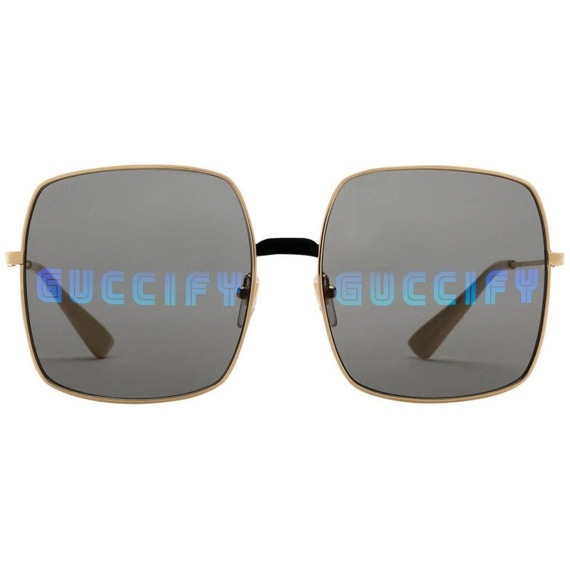 Lentes Gafas De Sol Gucci Gg0414s Guccify Mujer Japan 60mm