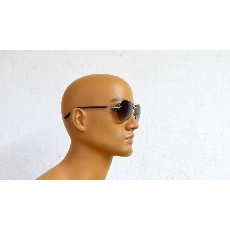 Lentes Sol Mont Blanc Mb643s Double Bridge Pilot 60mm Suns