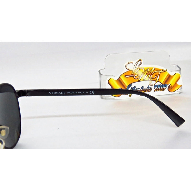 Lentes De Sol Versace Ve2209 Logo Fashion Pilot 58mm Suns
