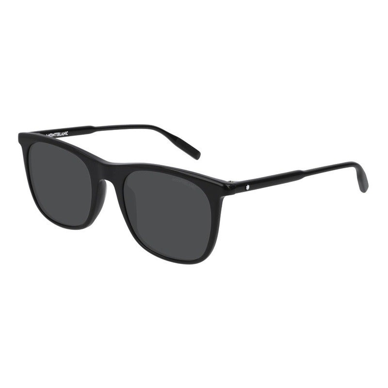 Lentes Sol Mont Blanc Mb0008s Iconic Square Italy 53mm Suns