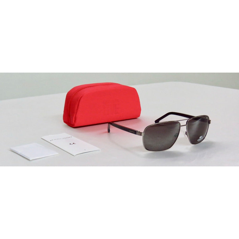 Lentes De Sol Lacoste L162s Iconic Embossed Logo 61mm Suns