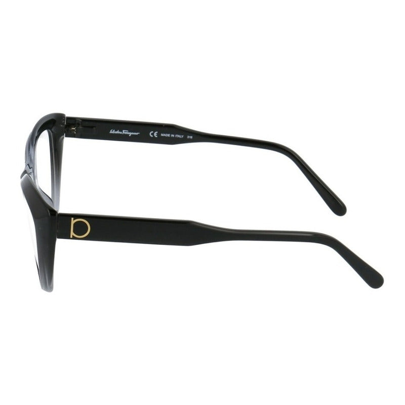 Lentes Ferragamo Sf2853 Buckle Cat Eye Armazón Otálmico 56mm