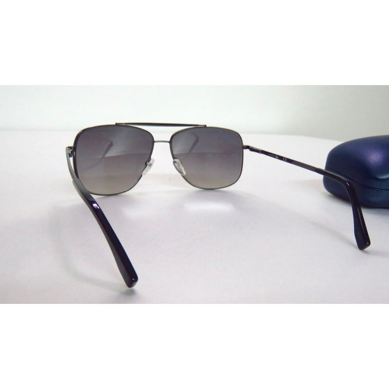Lentes Sol Lacoste L188s Double Bridge Metal Pilot 59mm Suns