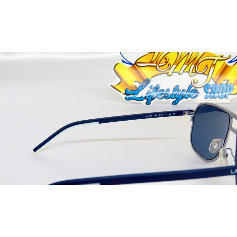 Lentes De Sol Lacoste L192s Double Bridge Square 61mm Suns