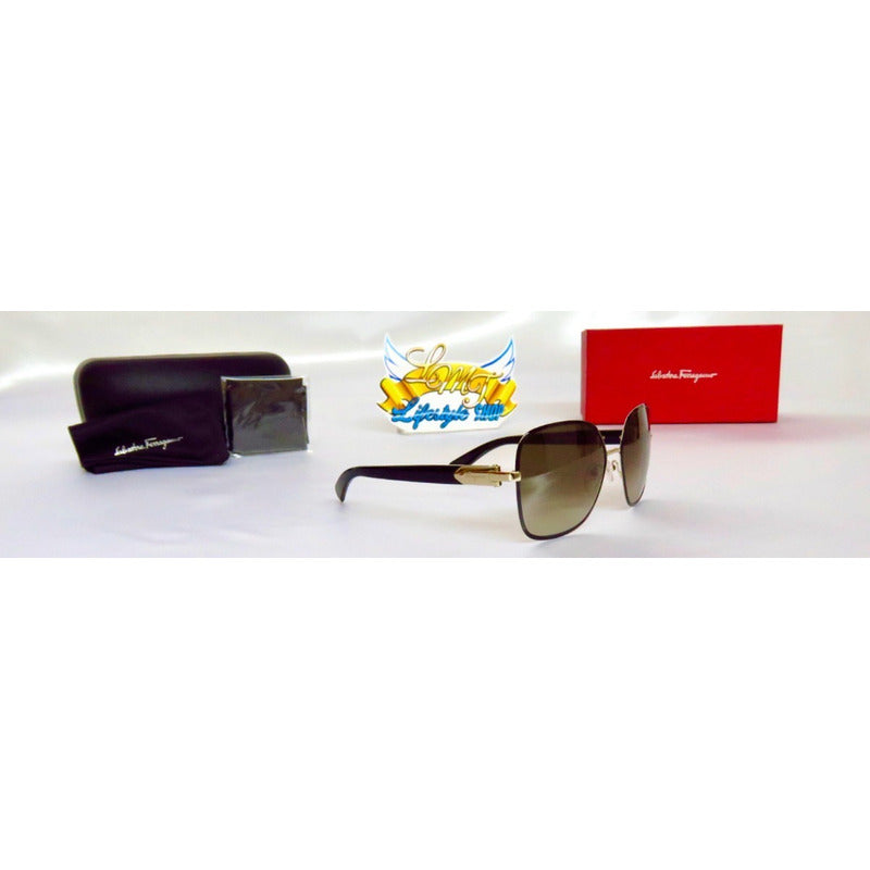 Lentes De Sol Ferragamo Sf150s Soft Square Italy 59mm Suns