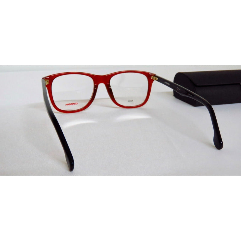 Lentes Gafas Carrera 135v Oftálmicos Fusion Reddish 52mm