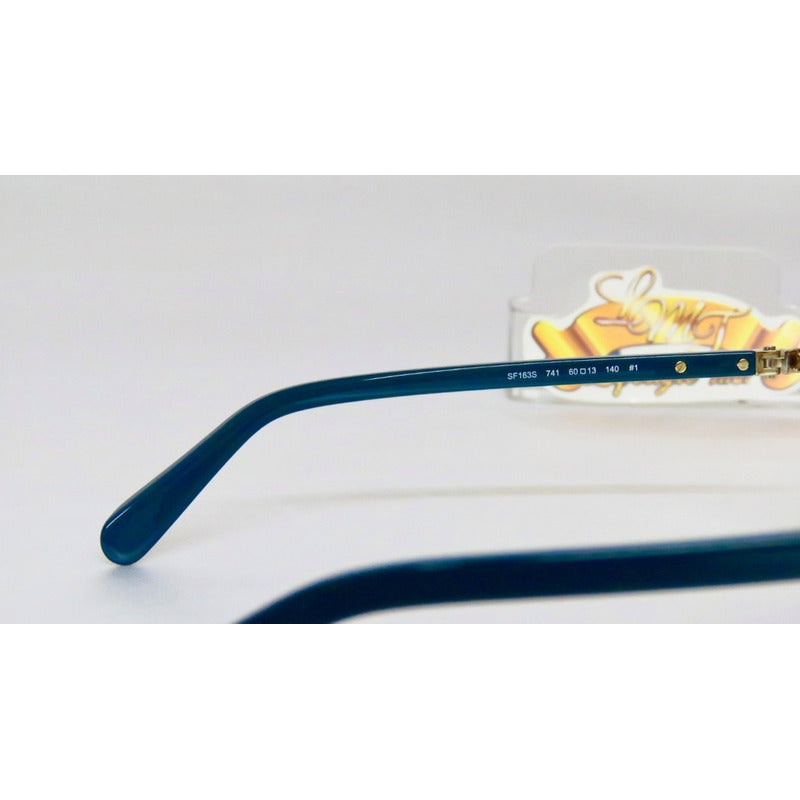 Lentes De Sol Ferragamo Sf163s Metal Pilot Italy 60mm Suns