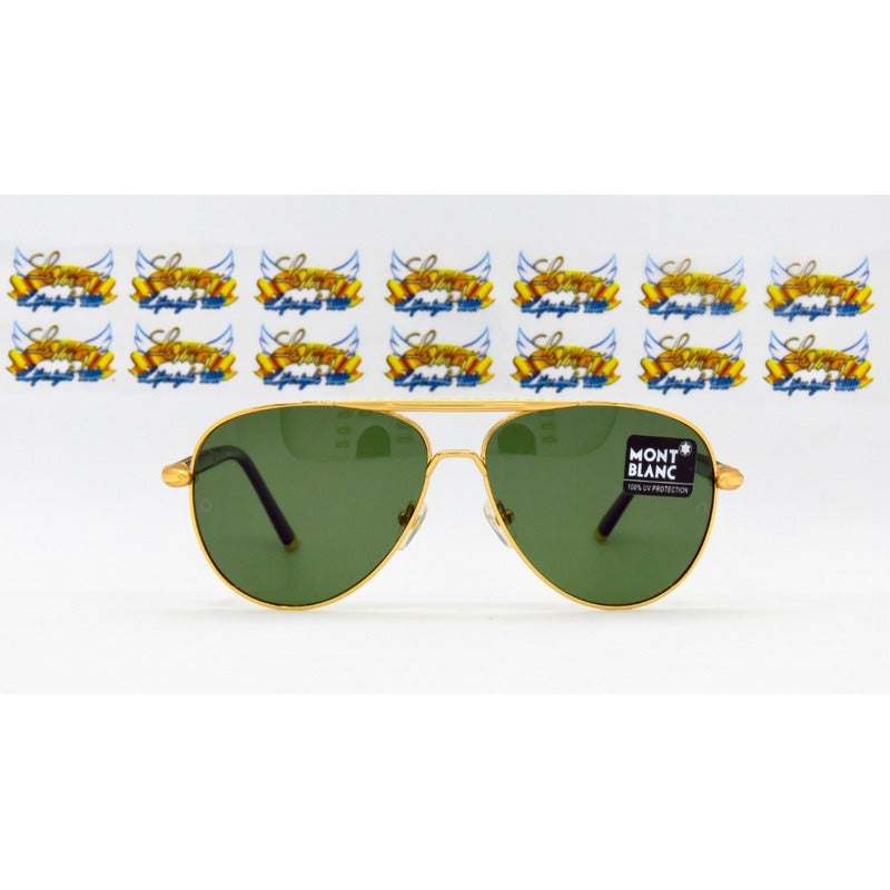 Lentes De Sol Mont Blanc Mb519s Iconic Pilot Italy 61mm Suns
