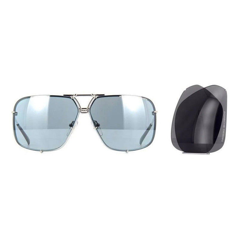 Lentes Sol Porsche Design P8928 Modified Aviador 67mm Suns