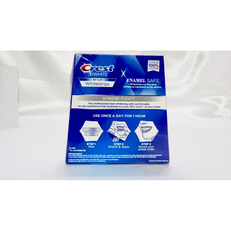 Crest 3d Kit 42 Whitestrips Supreme Flexfit +18 Meses Us$500