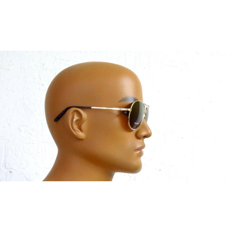 Lentes Sol Mont Blanc Mb703s Pilot Polarized Italy 60mm Suns