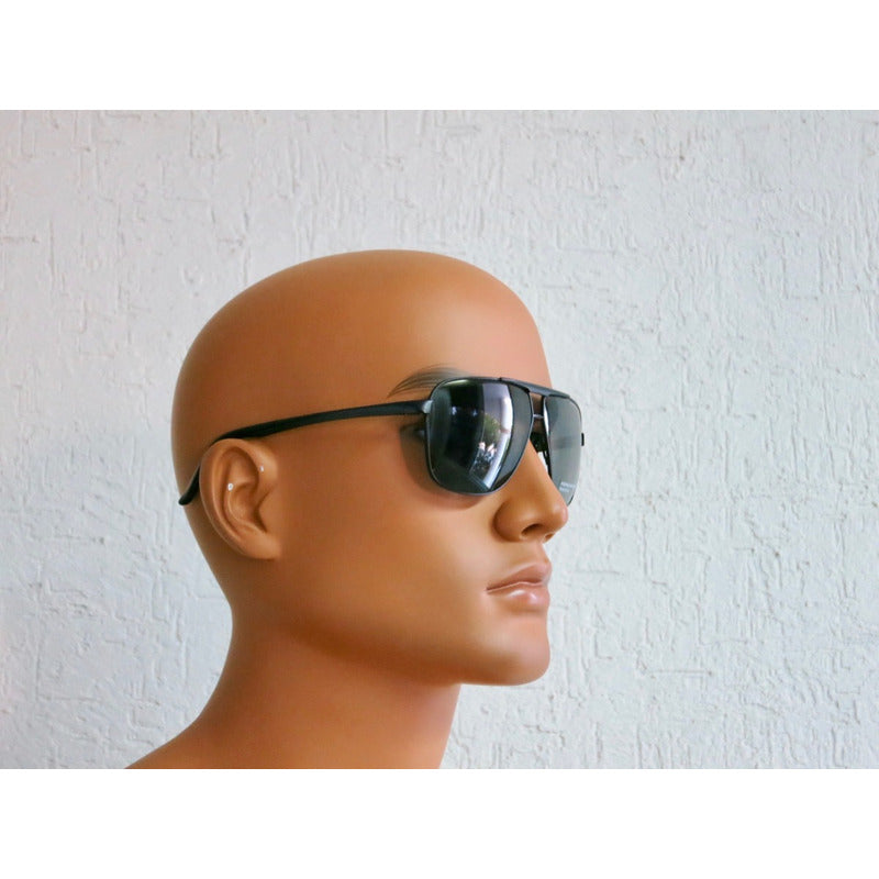 Lentes Sol Porsche Design P8665 Titanium Pilot Japan 63mm