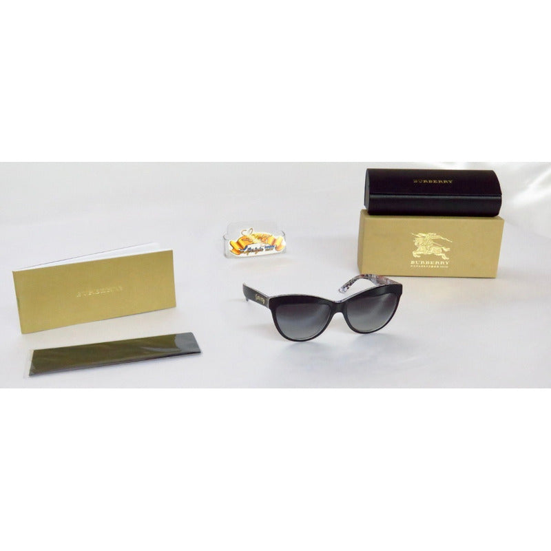 Lentes De Sol Burberry Be4267 Doodle Print Mujer 56mm Suns