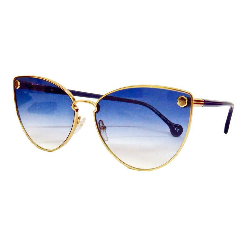 Lentes Gafas Sol Ferragamo Sf185s Cat Eye Mujer Italy 64mm
