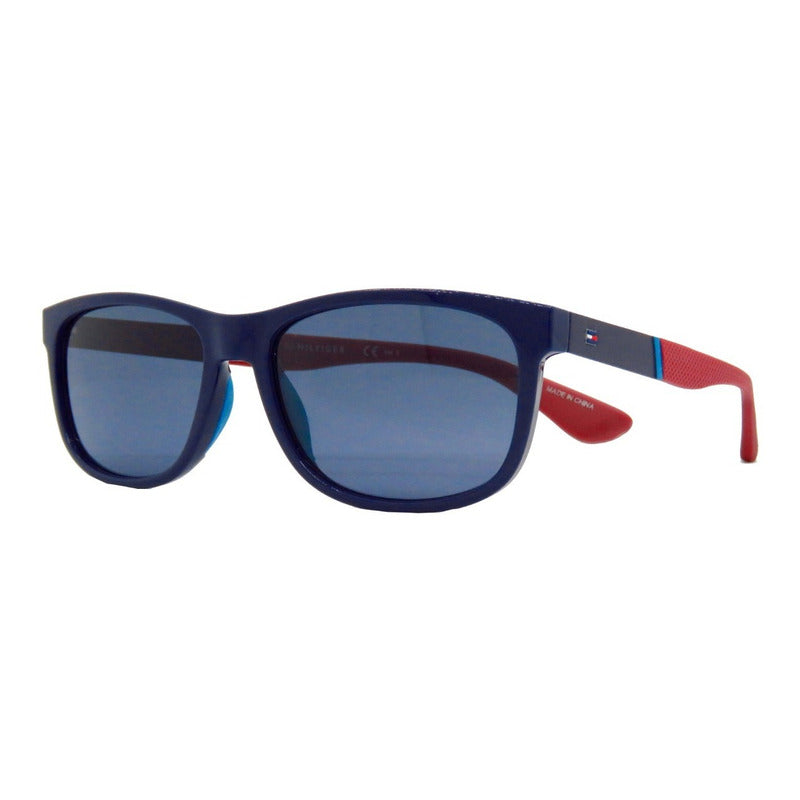 Lentes De Sol Tommy Hilfiger Th1520s Blue Soft Square 57mm