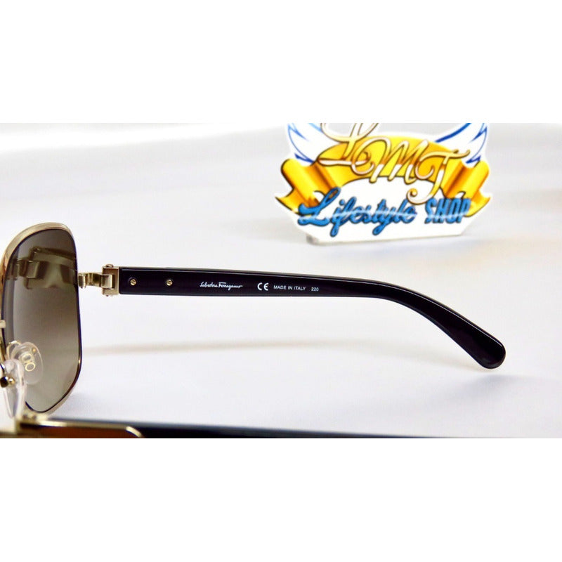 Lentes De Sol Ferragamo Sf150s Soft Square Italy 59mm Suns
