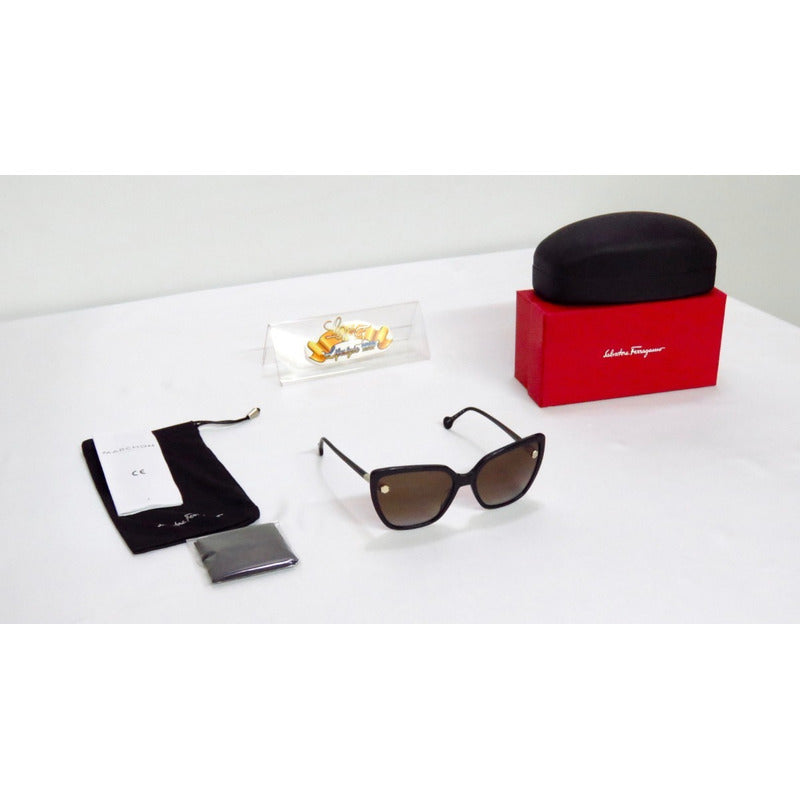 Lentes Sol Ferragamo Sf914s Butterfly Mujer Italy 59mm Suns