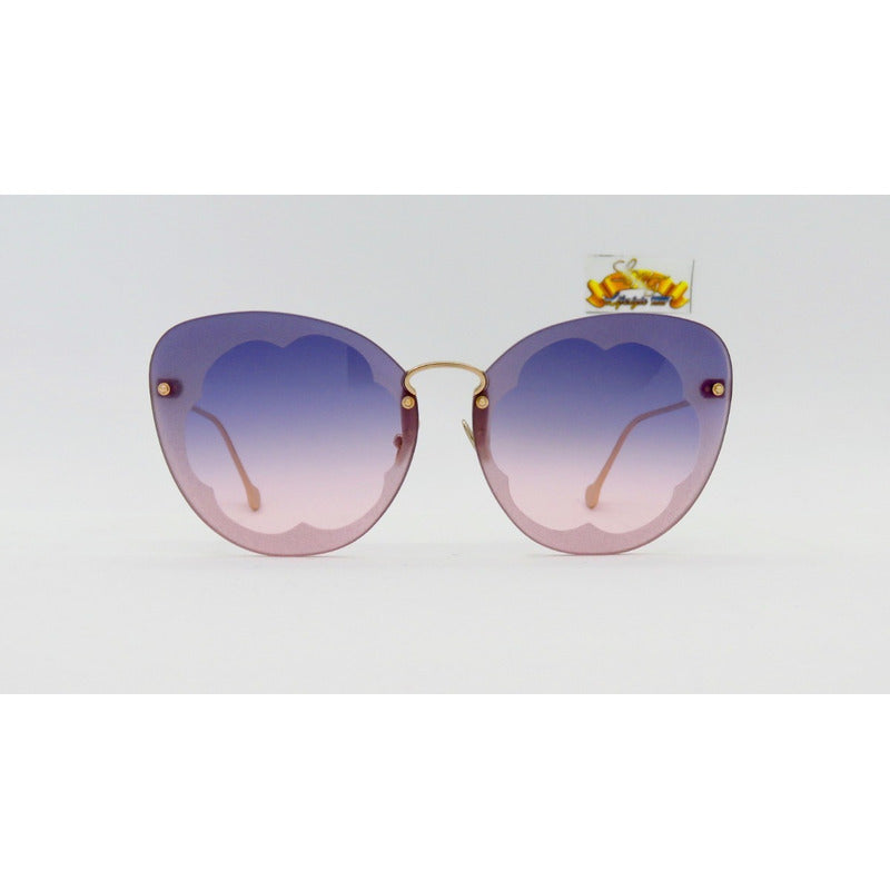 Lentes De Sol Ferragamo Sf178s Fiore Butterfly Italy 63mm