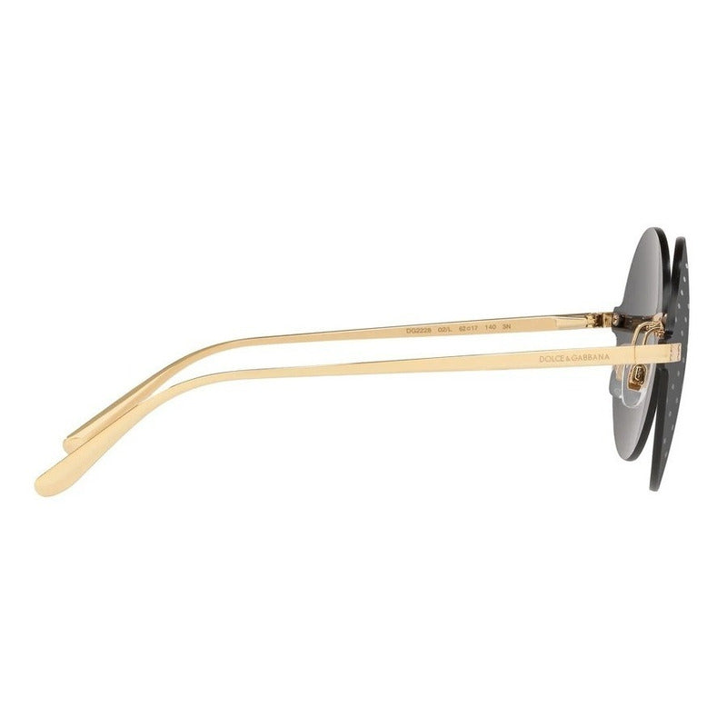 Lentes De Sol Dolce & Gabbana Dg2228 Rimless Round 62mm Suns