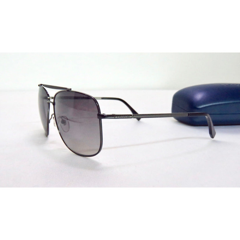 Lentes Sol Lacoste L188s Double Bridge Metal Pilot 59mm Suns