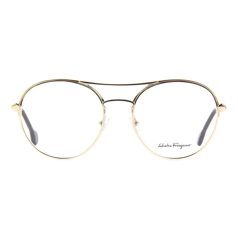 Lentes Ferragamo Sf2174 Iconic Round Armazón Oftálmico 55mm
