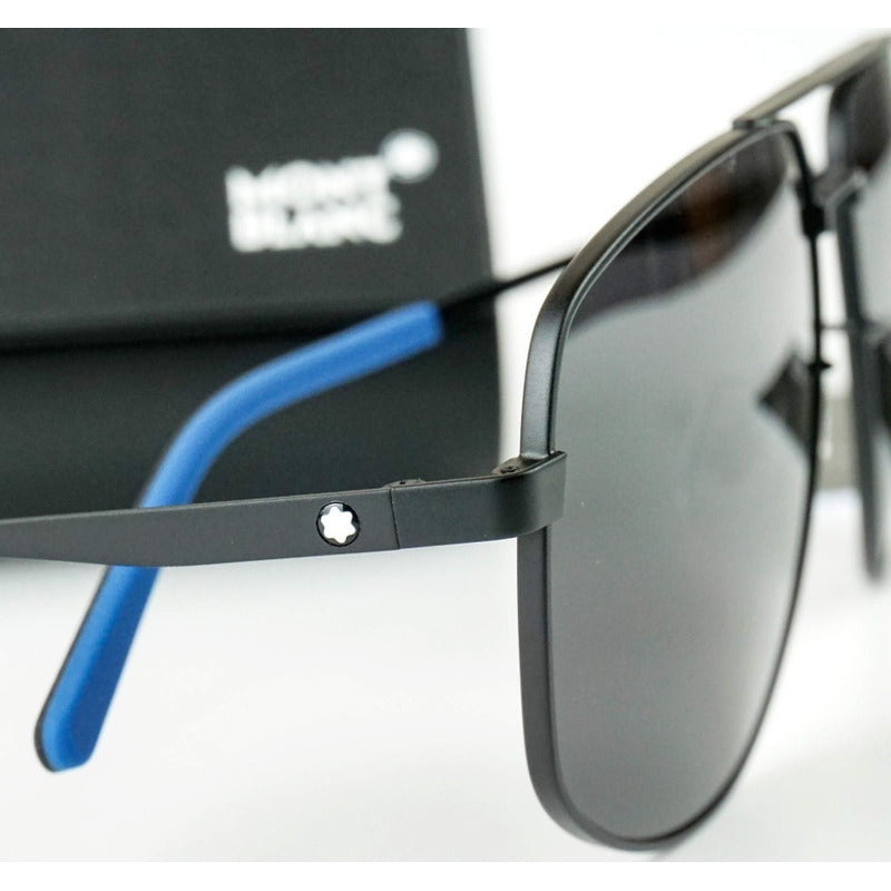 Lentes Sol Mont Blanc Mb0102s Modified Pilot Japan 60mm Suns