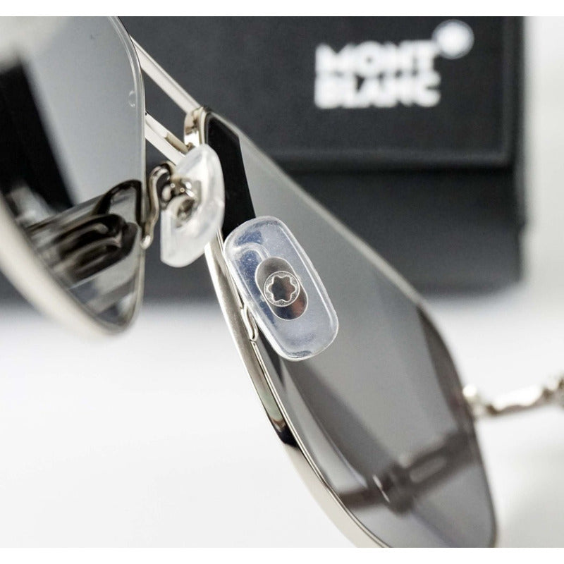 Lentes Sol Mont Blanc Mb0069s Modified Pilot Japan 60mm