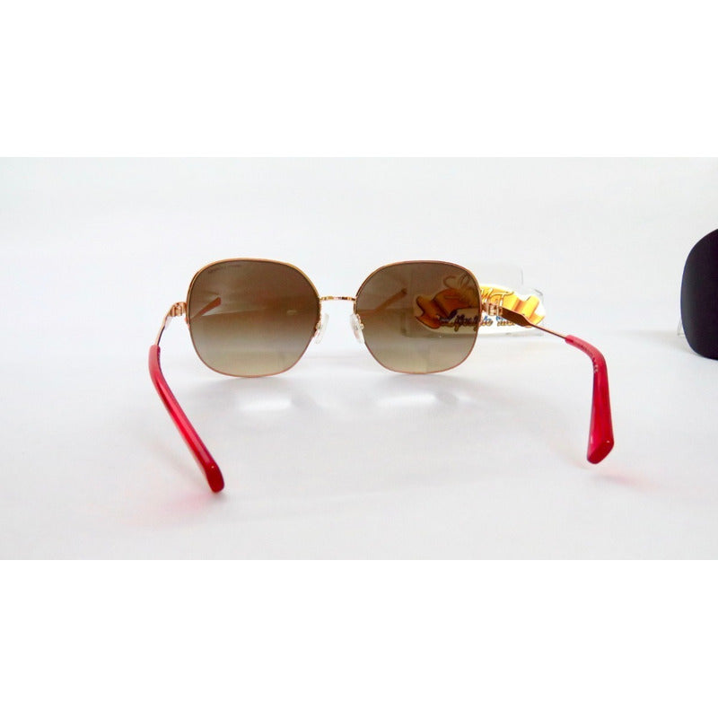 Lentes Sol Armani Exchange Ax2021s Round Amplios Mujer 58mm