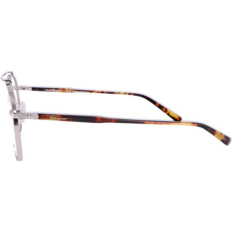 Lentes Ferragamo Sf2184 Double Bridge Armazón Oftálmico 56mm