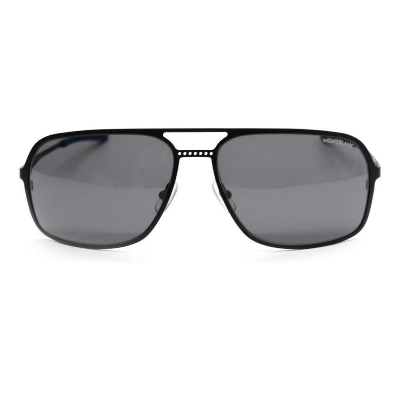 Lentes De Sol Mont Blanc Mb0104s Metal Modified Pilot 62mm