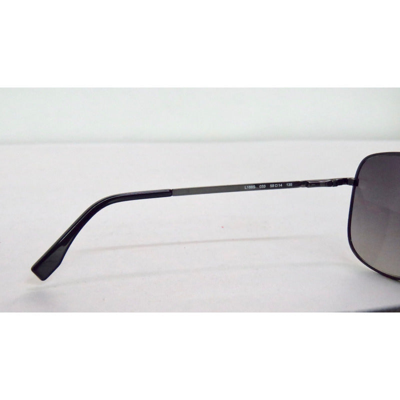 Lentes Sol Lacoste L188s Double Bridge Metal Pilot 59mm Suns