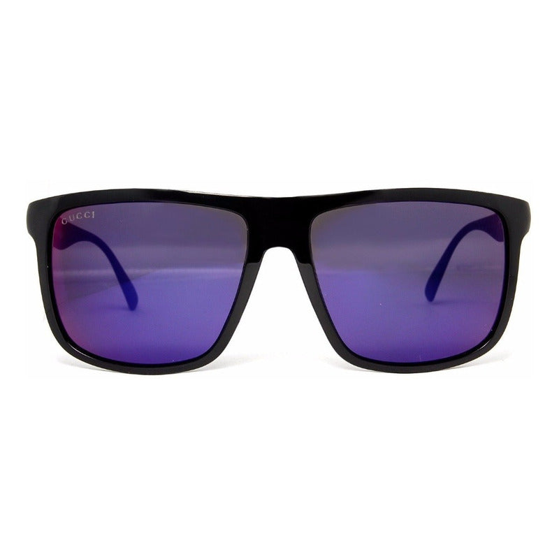 Lentes De Sol Gucci Gg1075s Aluminum Square Italy 57mm Suns