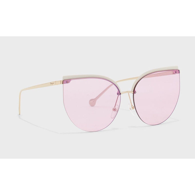 Lentes De Sol Ferragamo Sf195s Fashion Cat Eye 64mm Suns