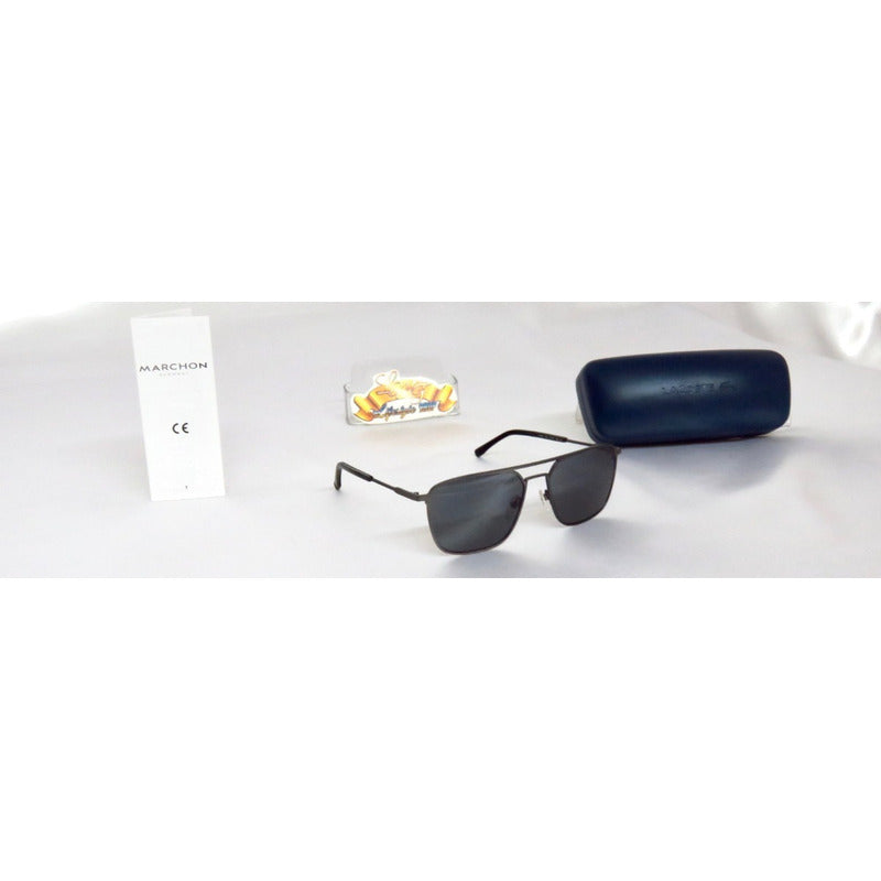 Lentes De Sol Lacoste L194s Silver Metal Navigator 57mm Suns
