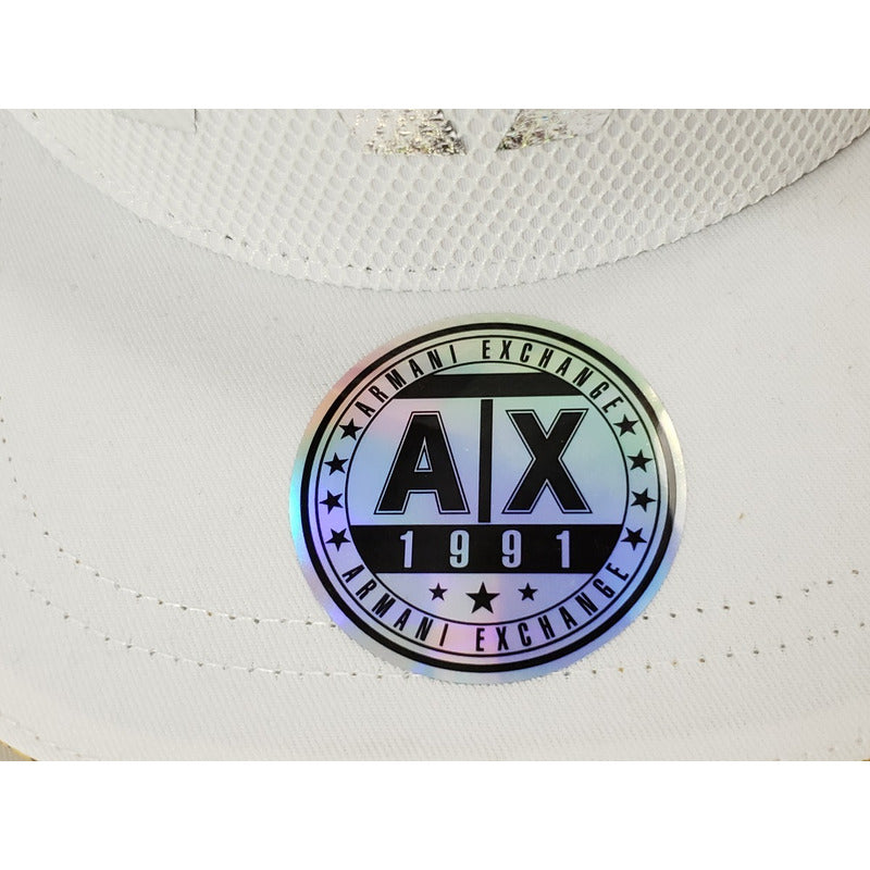 Gorra A | X Armani Exchange Mesh Reflective Logo Adorned Hat